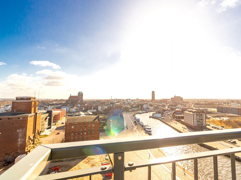 Ohlerich Speicher App. 48 - Blick von der Dachterrasse