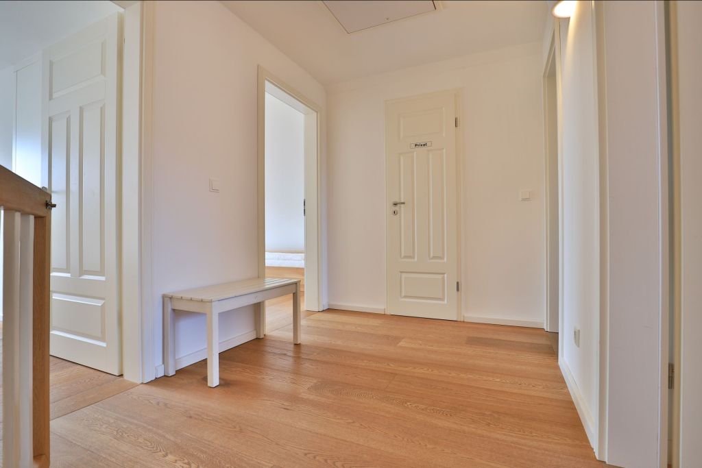 Smutje, Ferienhaus - Blick in den Flur im OG