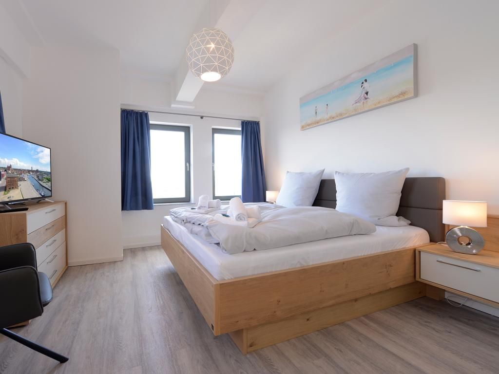 Ohlerich Speicher App. 46 - Blick in eines der großzügen Schlafzimmer