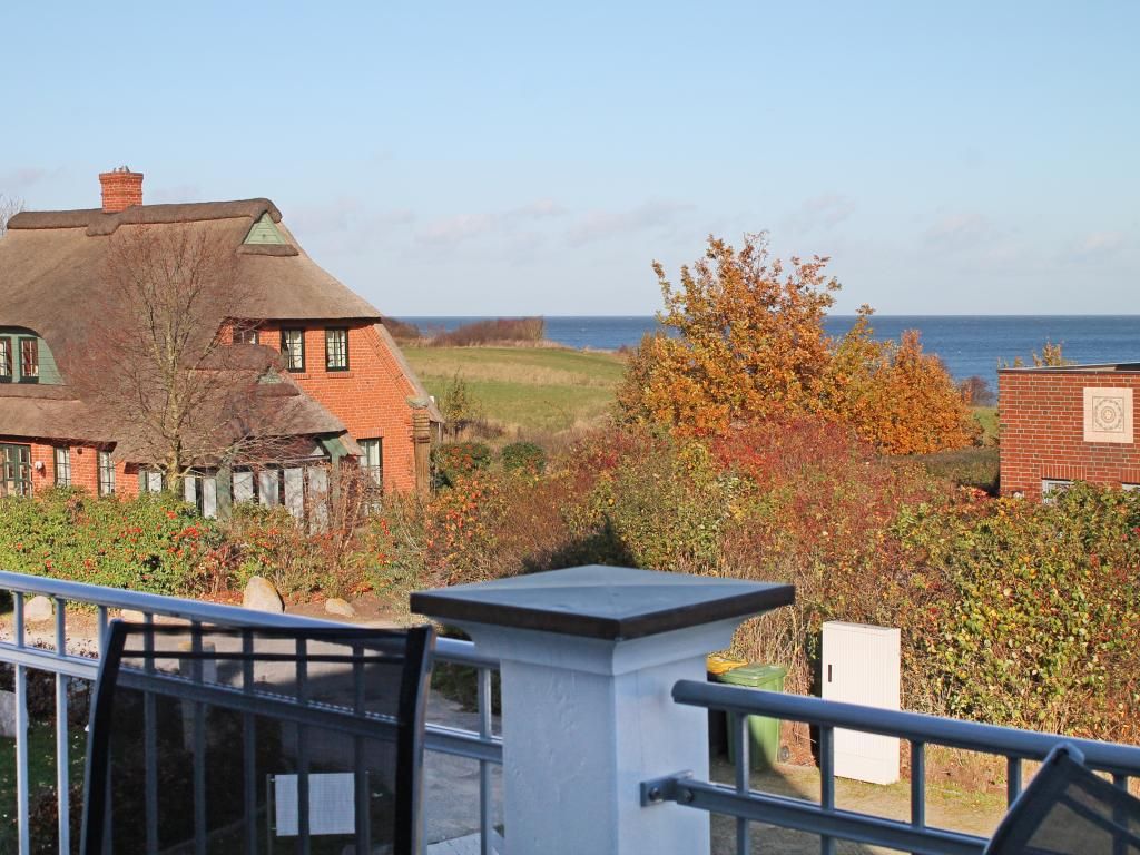 Haus Prigniz Whg. Kranich - Blick vom Balkon auf die Ostsee
