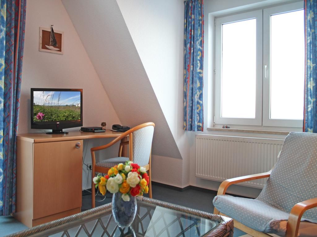 Schwarzer Bär Whg.7 - Blick vom Sofa auf den Fernseher