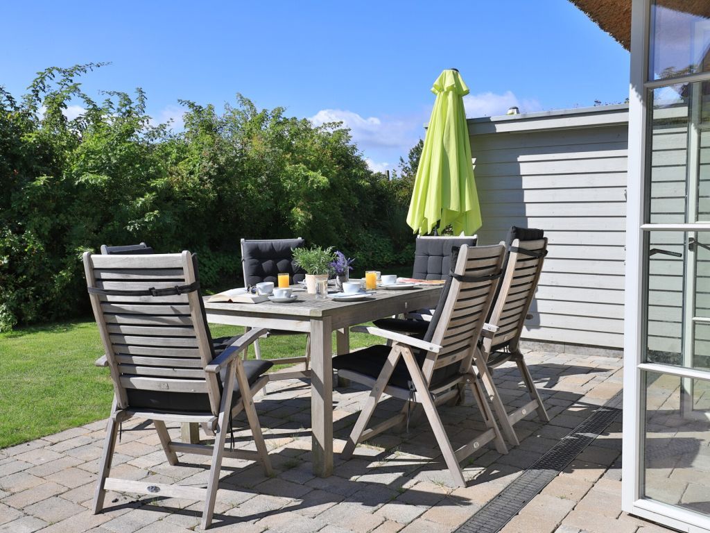 Stechelhus - Blick auf die Terrasse