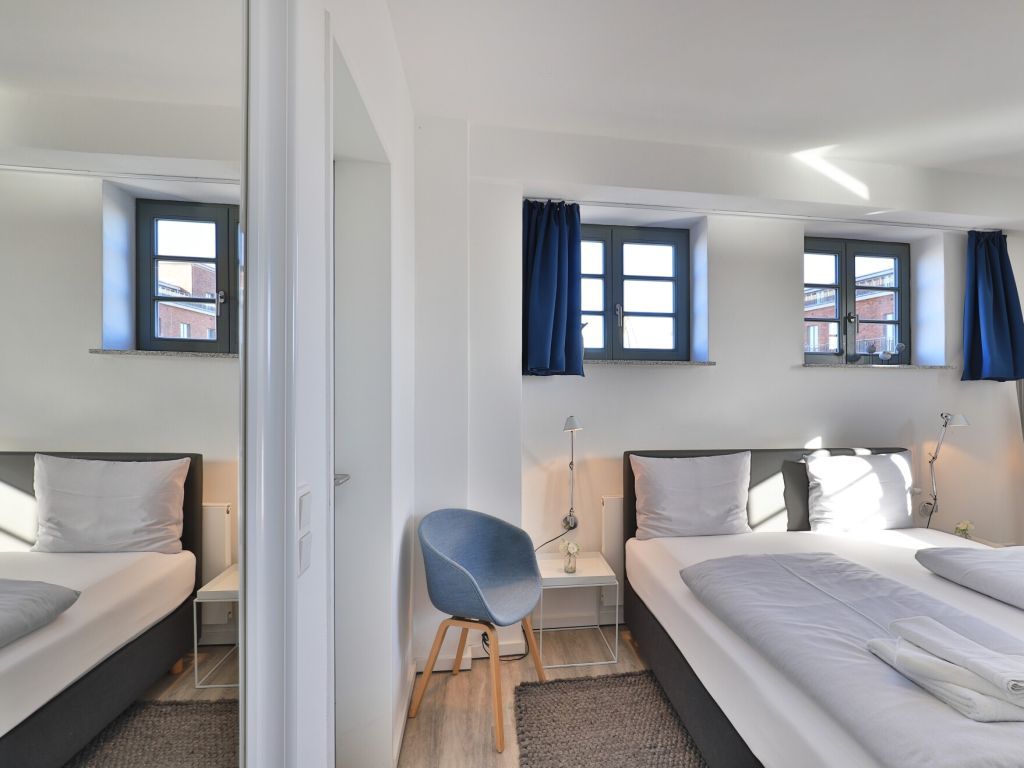 Ohlerich Speicher App. 29 - Blick ins lichtdurchflutete Schlafzimmer
