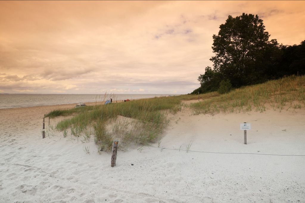 Barendorf - Blick auf den wunderschönen Naturstrand