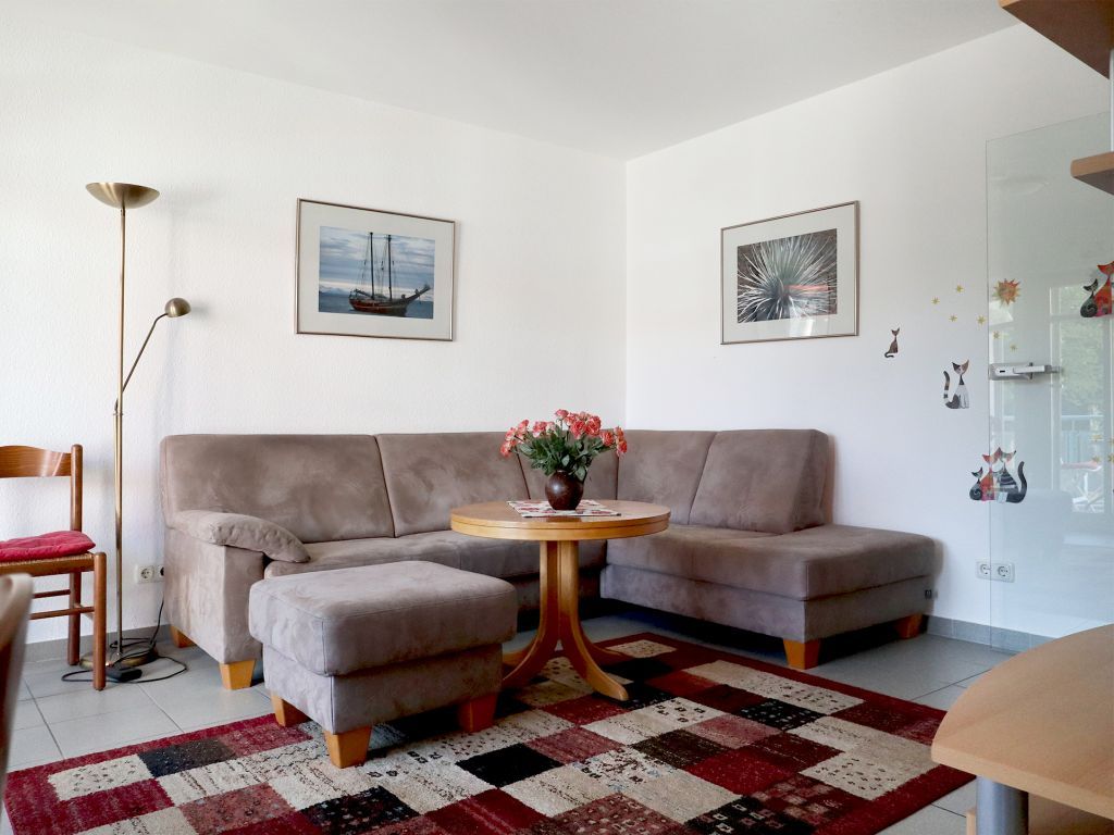 Haus am Meer Whg.4- Blick in den Wohnbereich