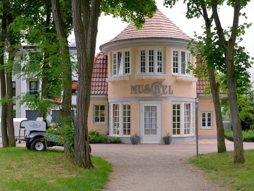Muschel - Blick aufs Haus