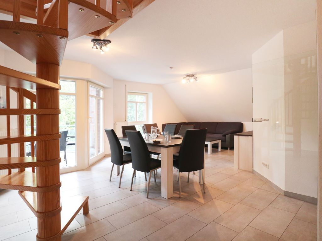 Haus am Meer App.7- Blick durchs Appartement