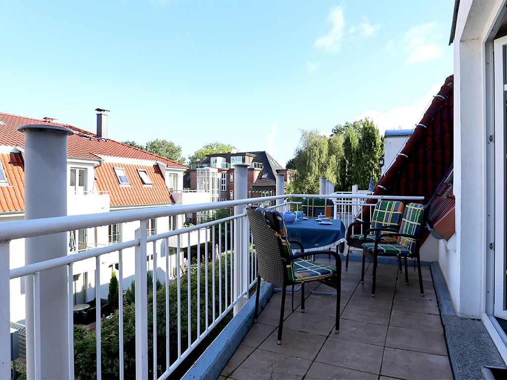 Villa Seebach App.23- möblierter Balkon