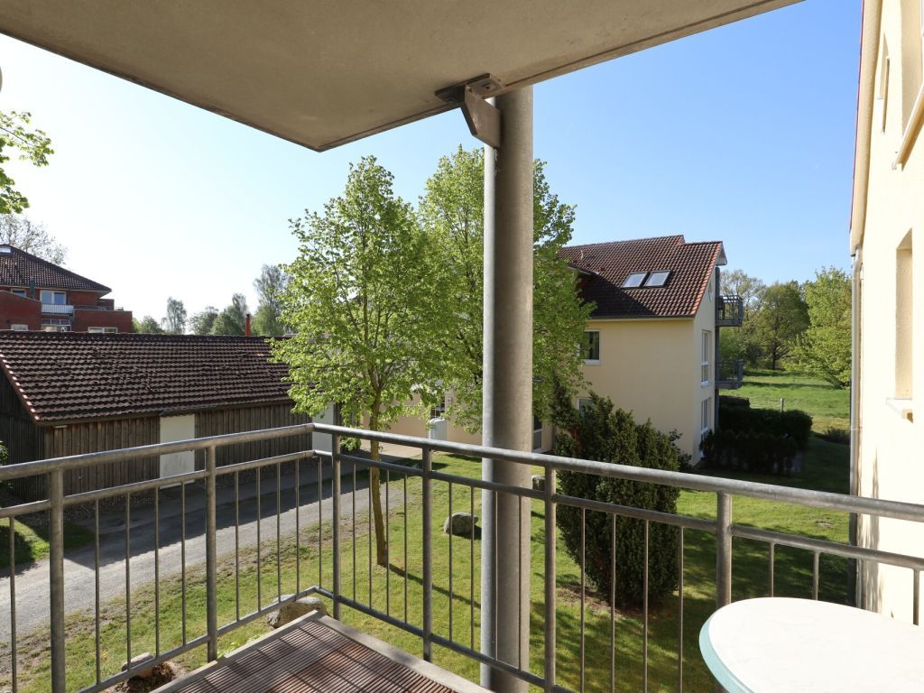 Godewind Whg. GW08 - Blick vom überdachten Balkon auf die Umgebung