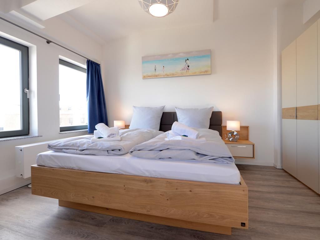 Ohlerich Speicher App. 46 - Blick in eines der großzügen Schlafzimmer