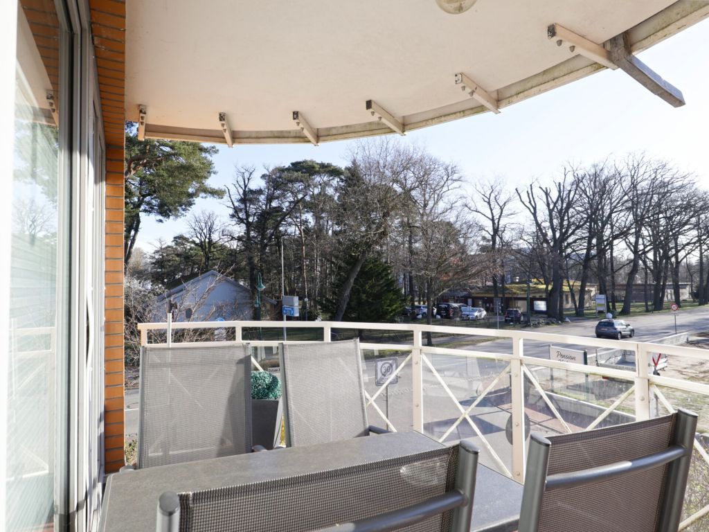 Mariannenweg Whg. M08 - Blick auf den überdachten Balkon