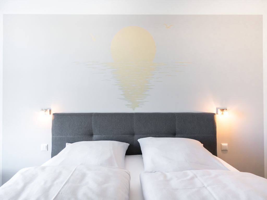 Hafenspitze App. 17 - Blick in das rechte Schlafzimmer