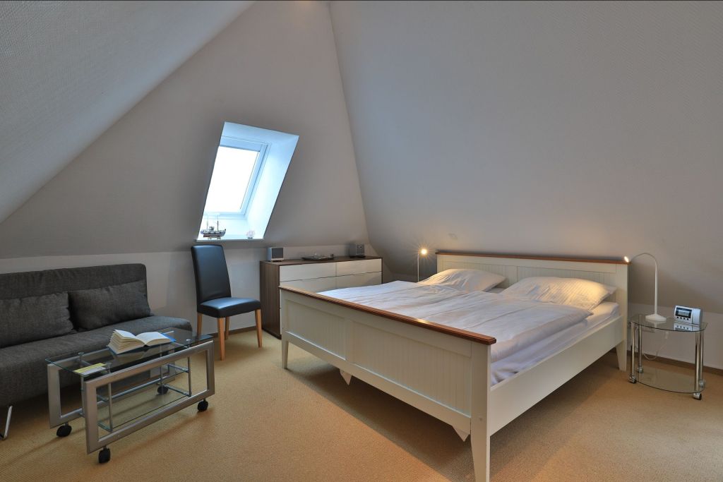 Peter Pan - Blick auf das Schlafzimmer im oberen Bereich