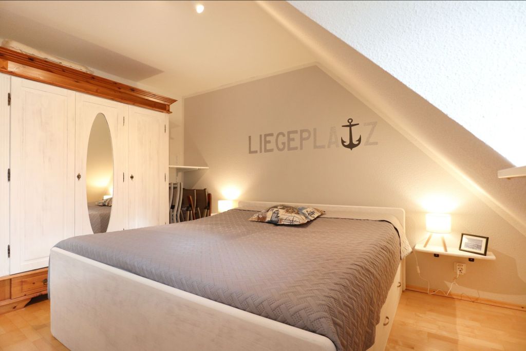 Padua Ferienwohnung - Blick in das untere Schlafzimmer