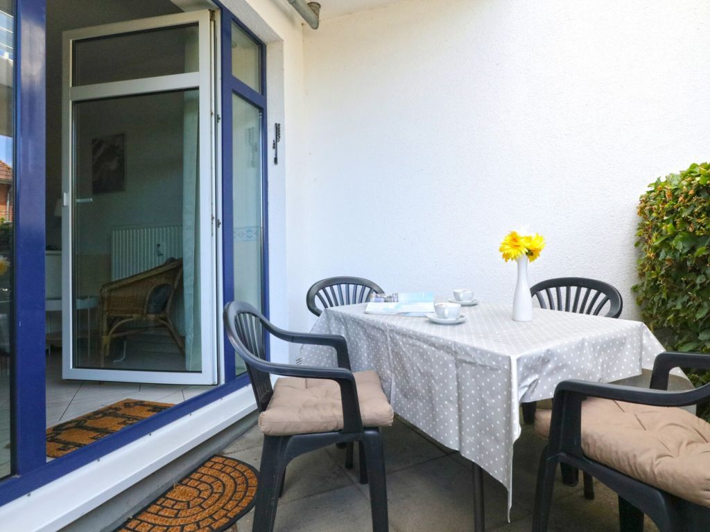 Haffblick Whg. Ha56 - Blick auf die Terrasse