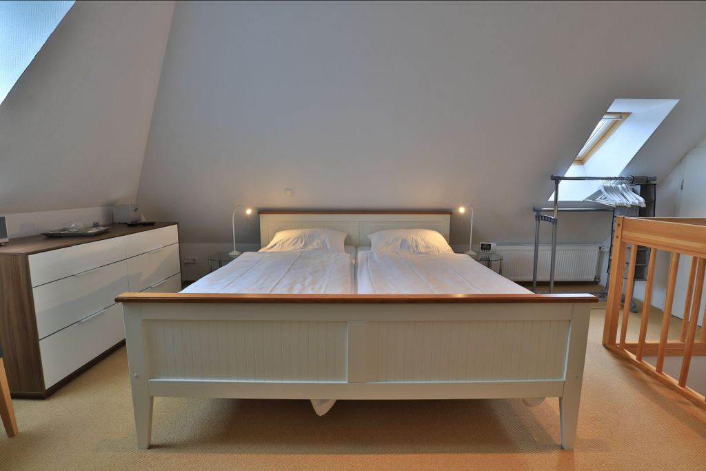 Peter Pan - Blick auf das Schlafzimmer im oberen Bereich