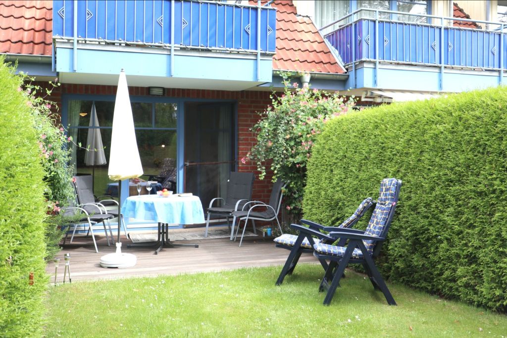 Papillon Whg. 17/3 - Blick auf die Terrasse