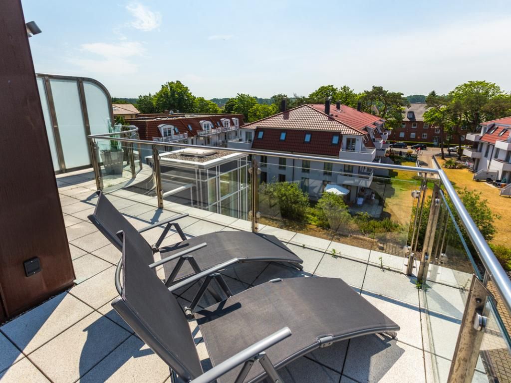 Villa Höger Whg.11 - Blick auf die Dachterrasse zur Landseite