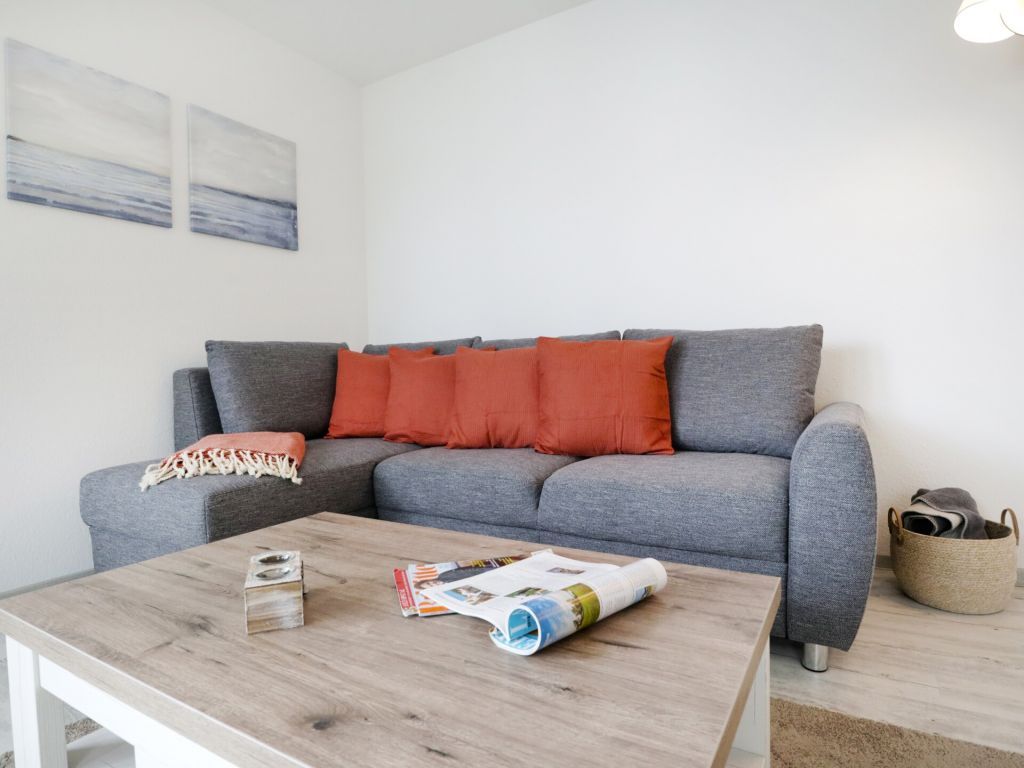 Waterkant 28 - Blick auf das gemütliche Ecksofa