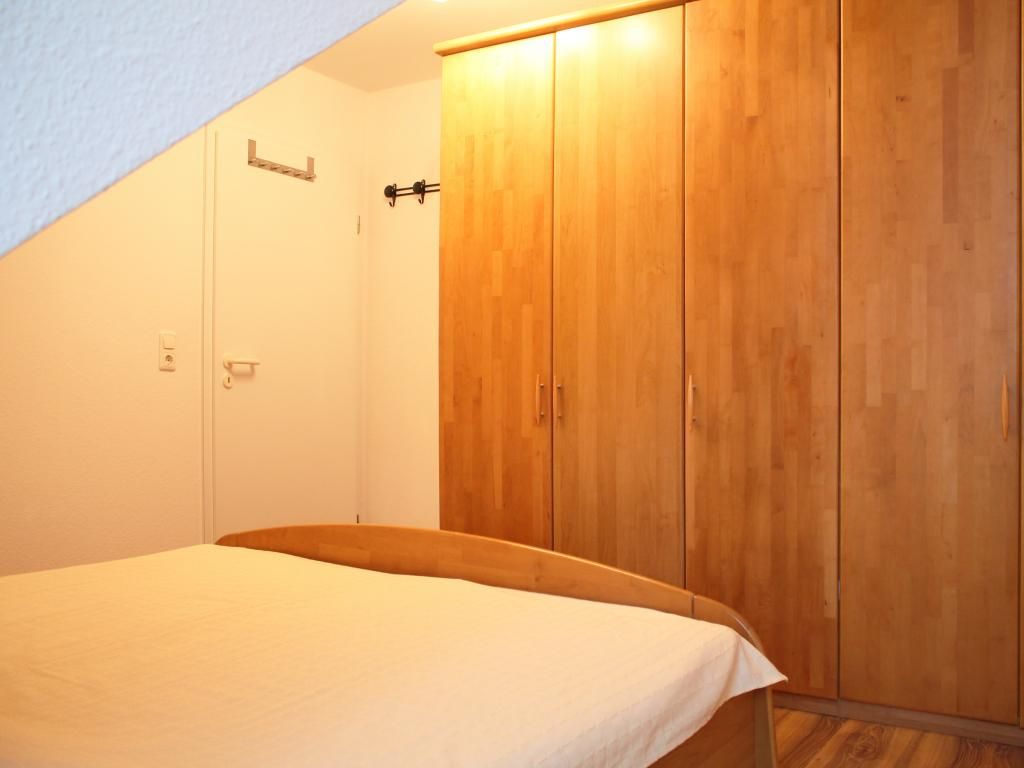 Haus am Teich, Whg. D22 - Blick in das Schlafzimmer