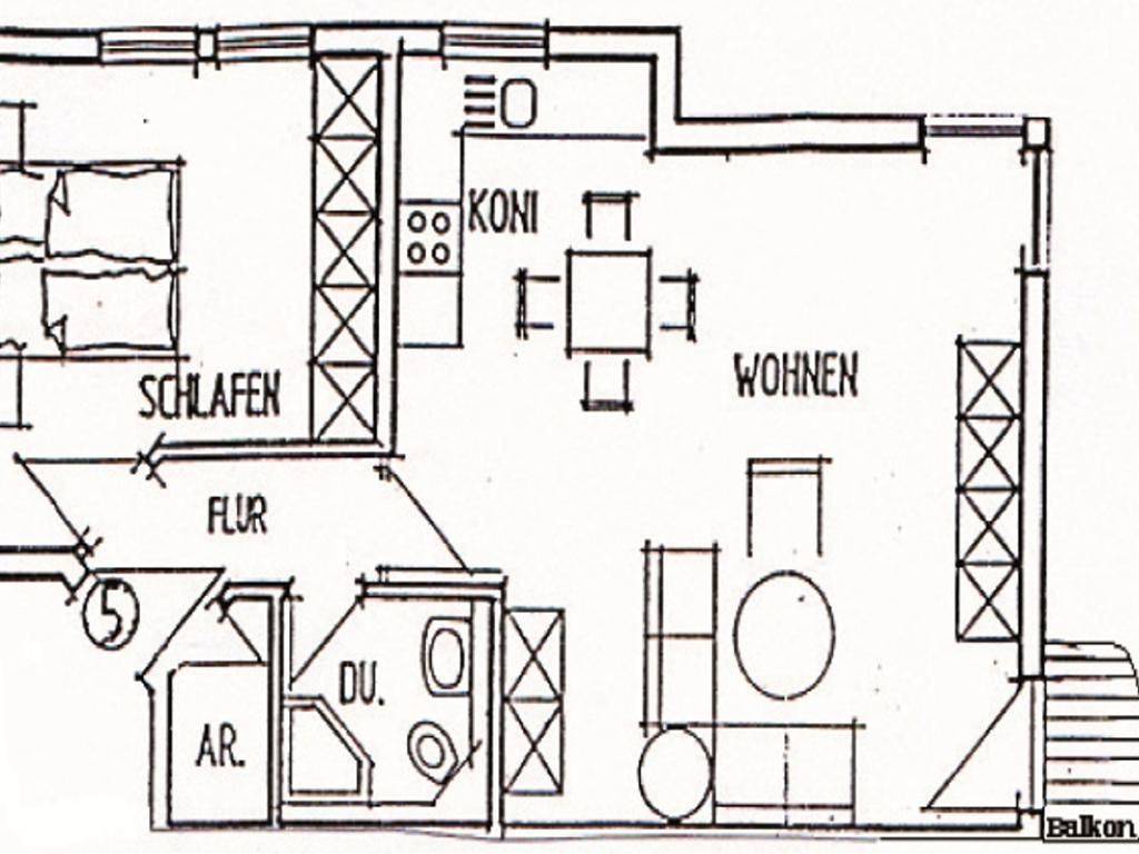 Haus am Meer, Whg. D5 - Grundriss
