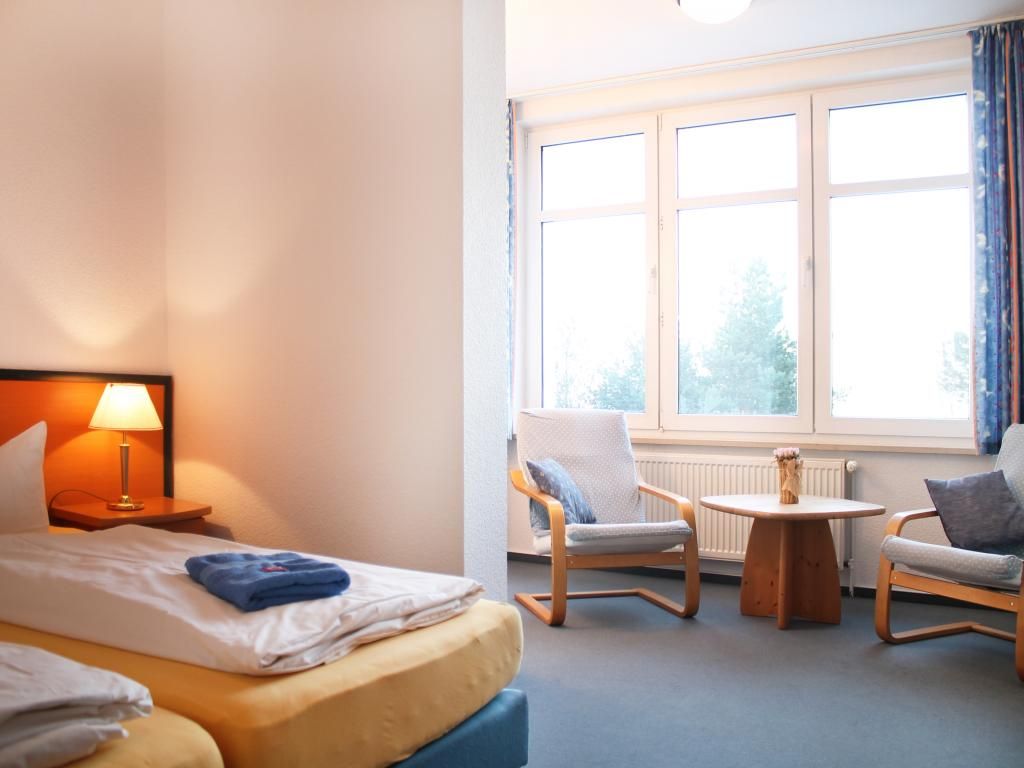 Schwarzer Bär Whg.6 - Blick in das Schlafzimmer mit Sitzecke