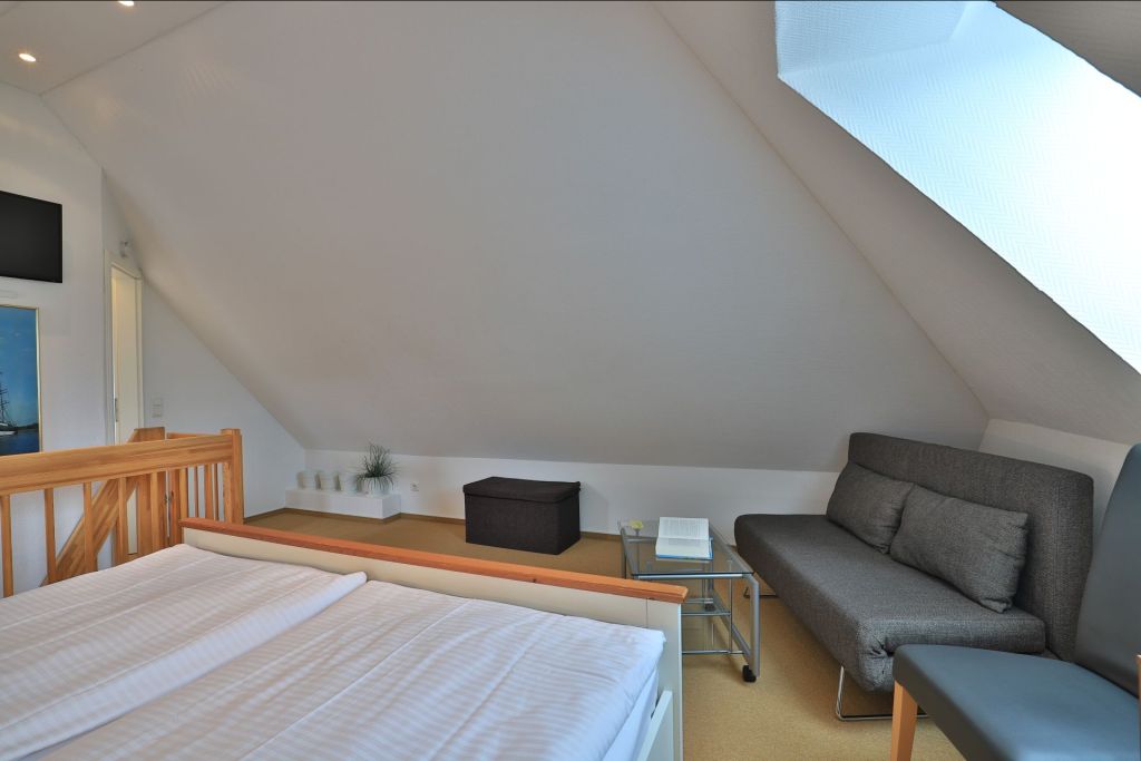 Peter Pan - Blick auf das Schlafzimmer im oberen Bereich
