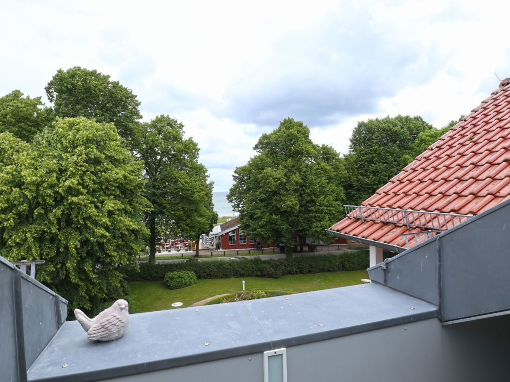 Villa Seegarten Whg. Seg11 - Blick vom vorderen Balkon auf die Ostsee