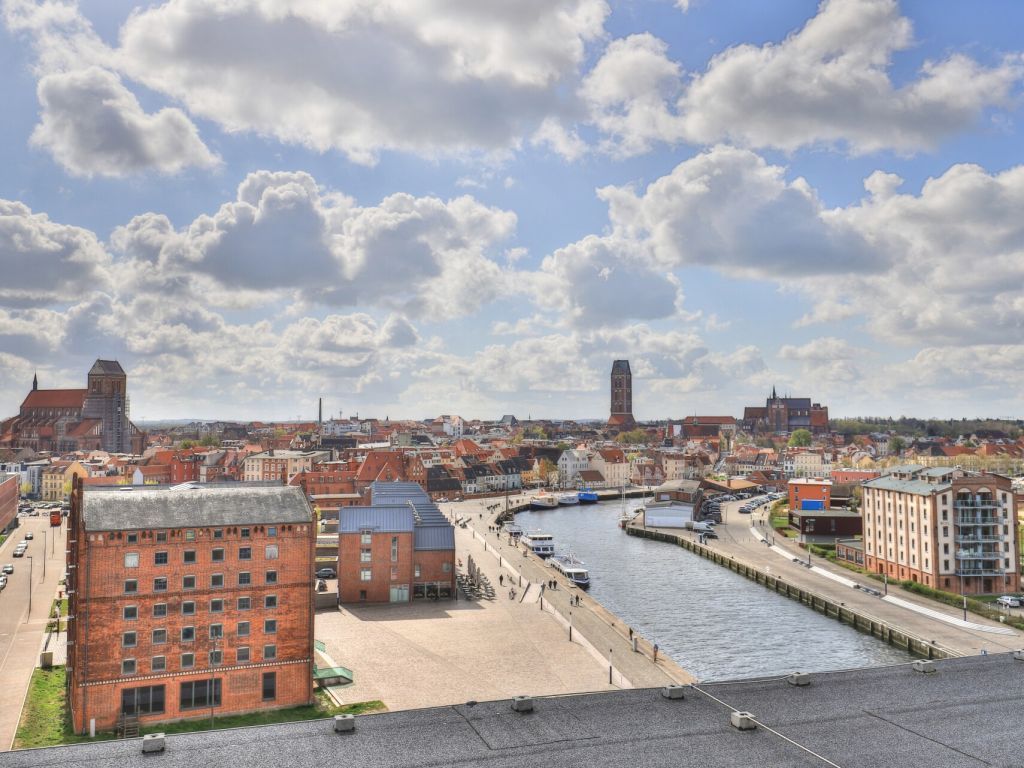 Ohlerich Speicher App. 47 - Blick von der Dachterrasse auf die Altstadt