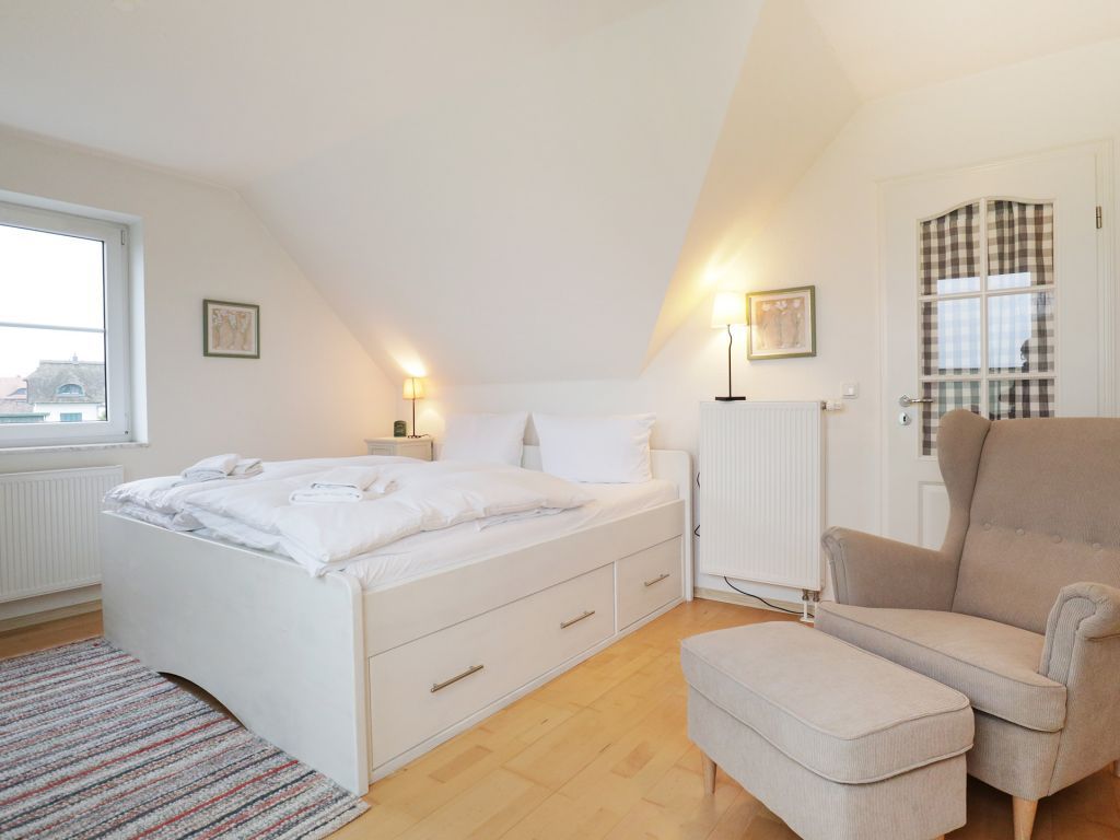 Haus am Meer- Zweiter Schlafbereich mit Doppelbett