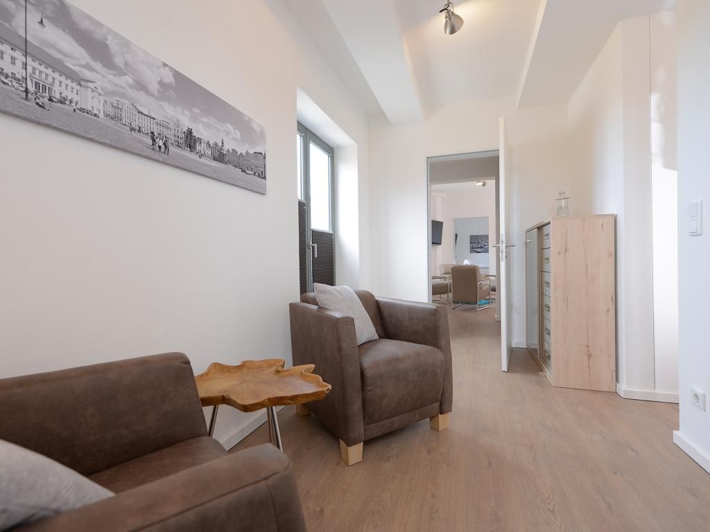 Ohlerich Speicher App. 5 - Blick auf den Sitzbereich vorm Schlafzimmer