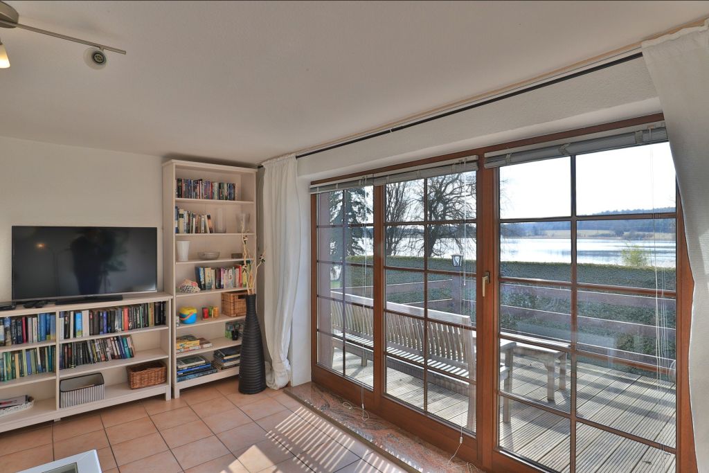 Fischerhaus Whg. Sommerbrise - Blick aus dem Fenster im Wohnbereich
