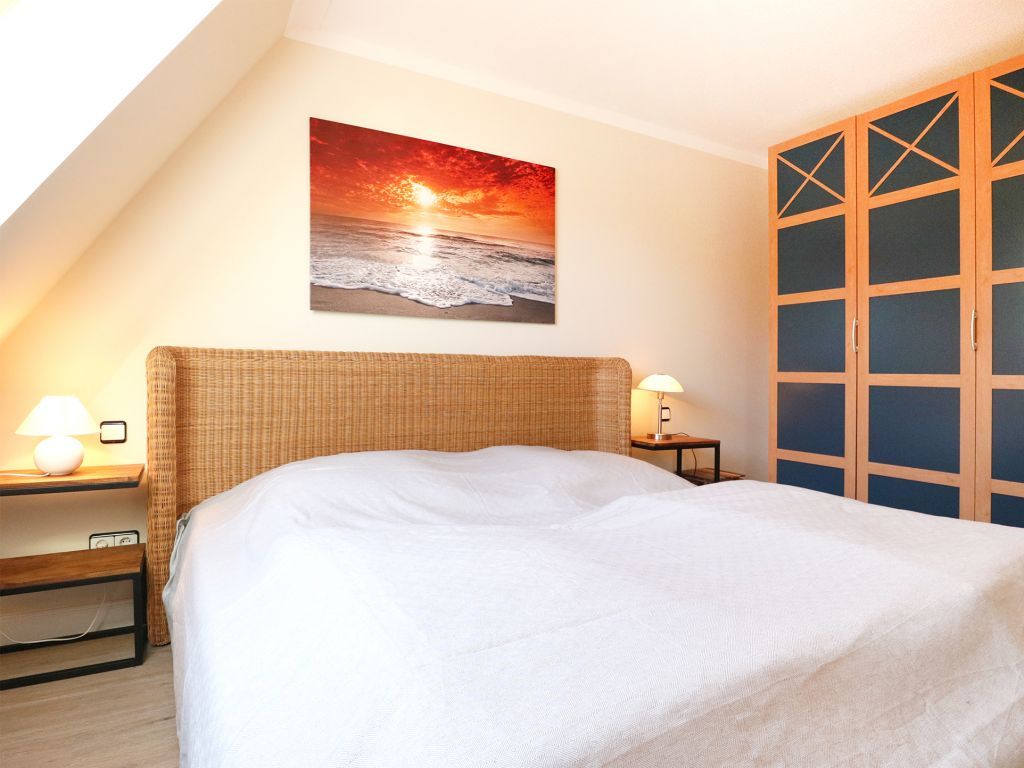 Residenz am Park App.13- Schlafbereich mit Doppelbett
