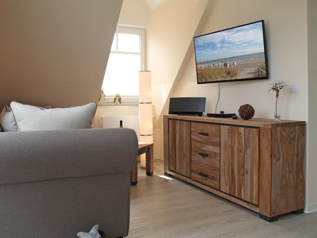 Haus Prignitz Whg. Kranich - Blick auf den Fernseher