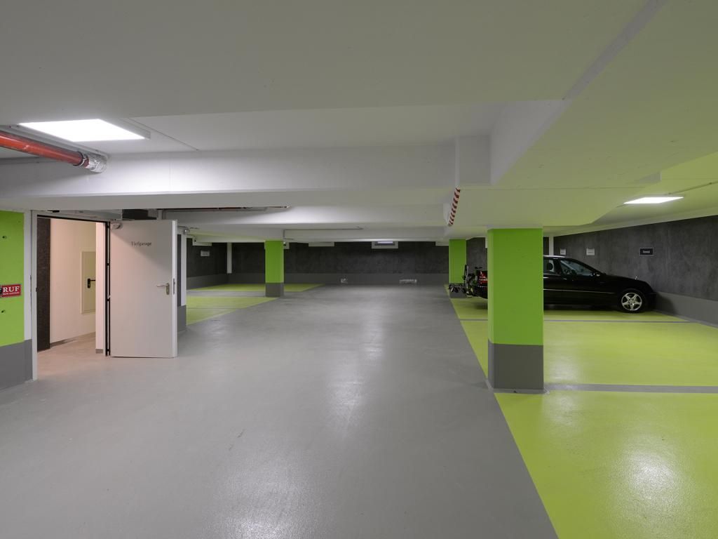 Strandvilla Gezeiten - Blick in die unglaublich geräumige Tiefgarage